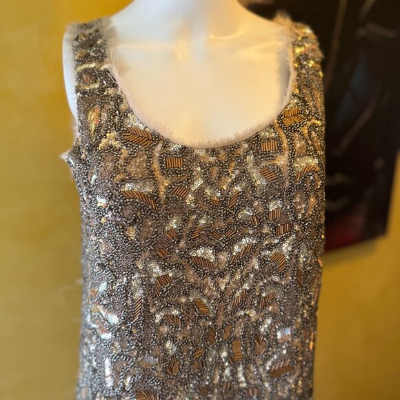 NWT! AllSaints Brellie Embellished Mini Dress Wedding Holiday Evening Size 4 - Picture 11 of 16